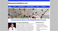 Desktop Screenshot of momentumhc.com